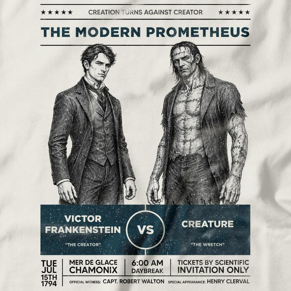 Moletom Com Capuz Victor Frankenstein vs Creature