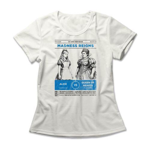 Camiseta Feminina Alice vs Queen Of Hearts