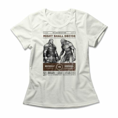 Camiseta Feminina Beowulf vs Grendel