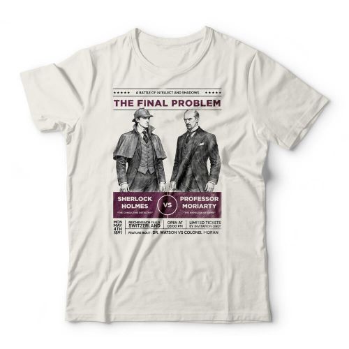 Camiseta Sherlock Holmes vs Professor Moriarty