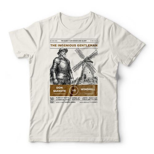 Camiseta Don Quixote vs Windmill