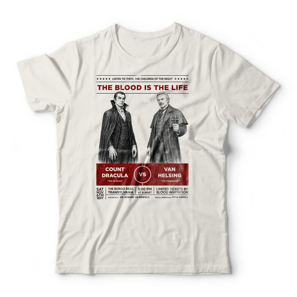 Camiseta Dracula vs Van Helsing