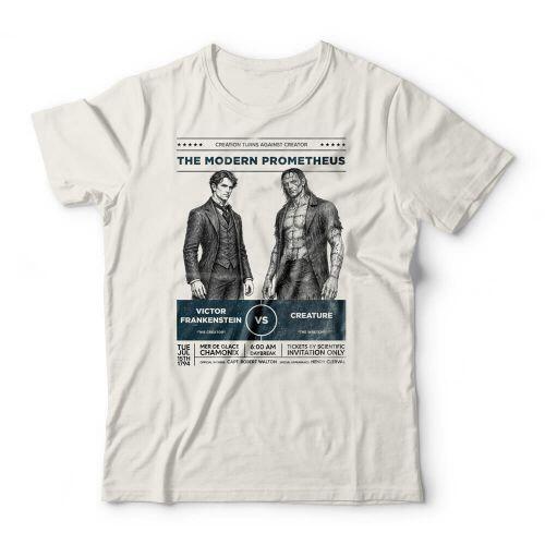 Camiseta Victor Frankenstein vs Creature