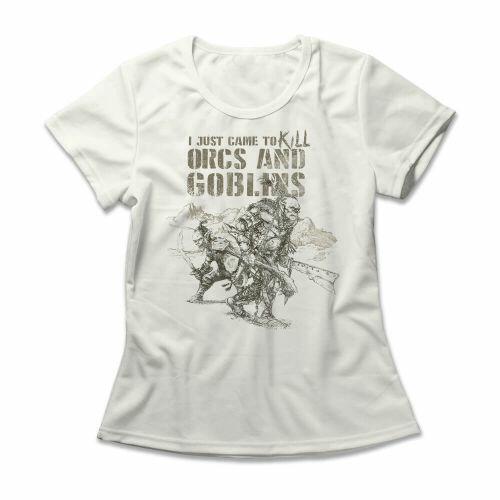 Camiseta Feminina Kill Orcs And Goblins