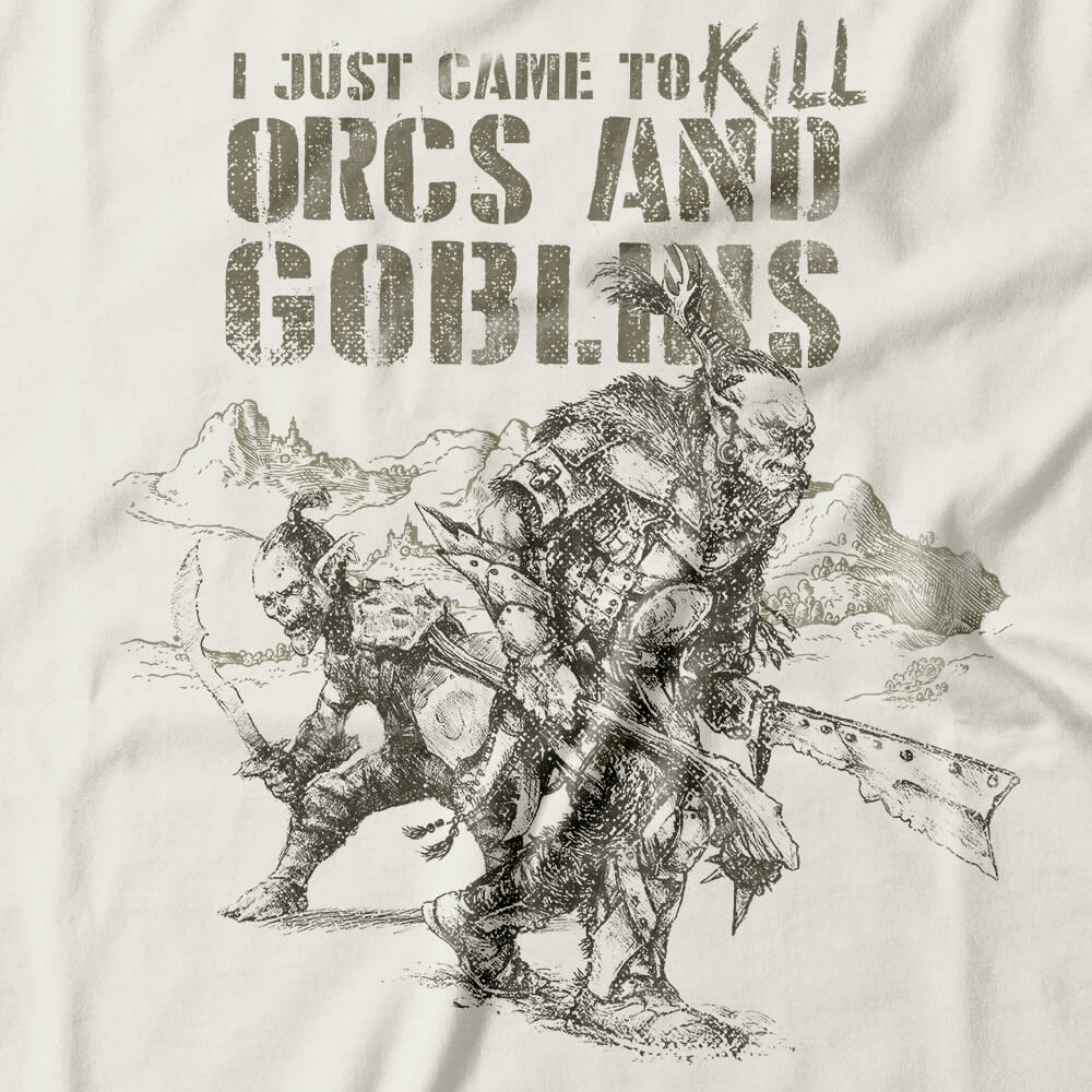 Camiseta Feminina Kill Orcs And Goblins