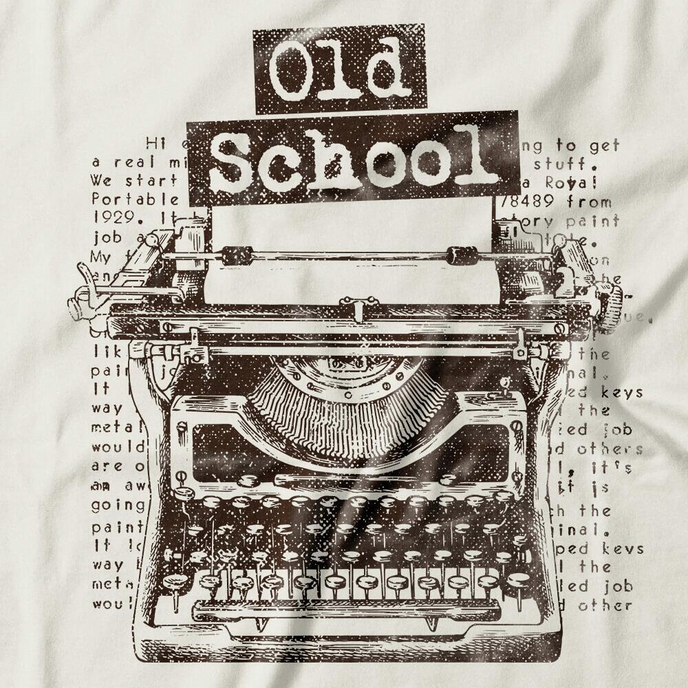 Camiseta Feminina Old School Typewriter