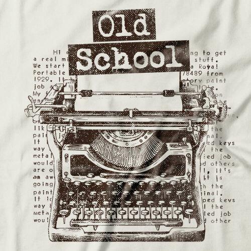 Camiseta Old School Typewriter