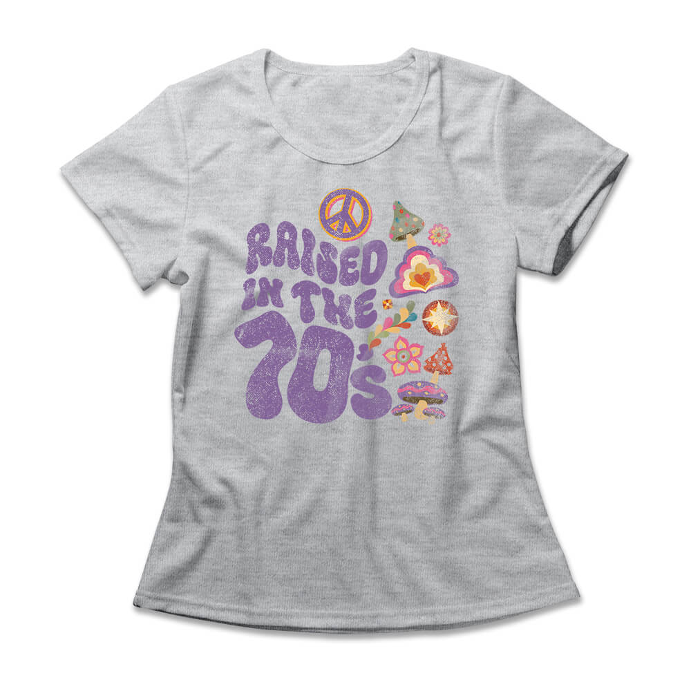 Camiseta Feminina Raised In The 70's