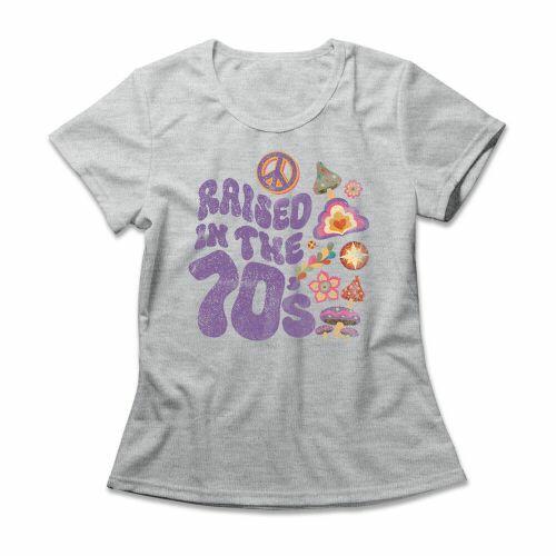 Camiseta Feminina Raised In The 70's