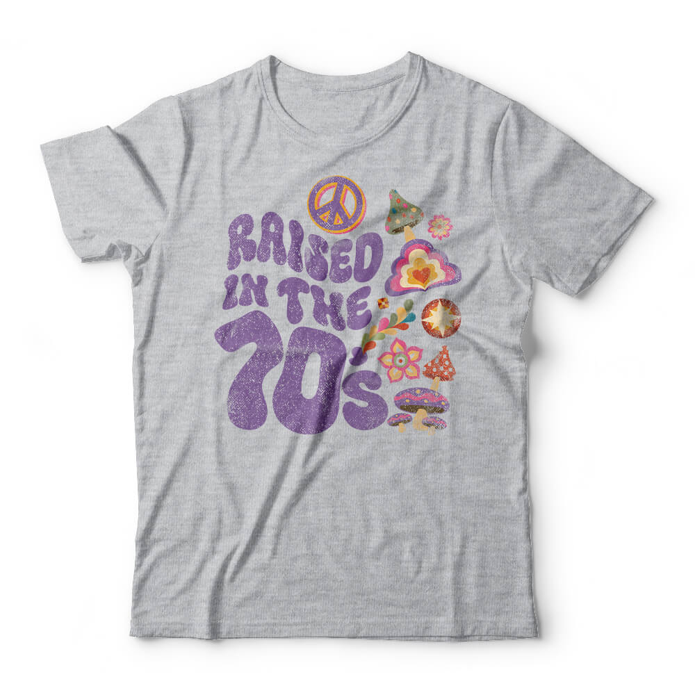 Camiseta Raised In The 70's