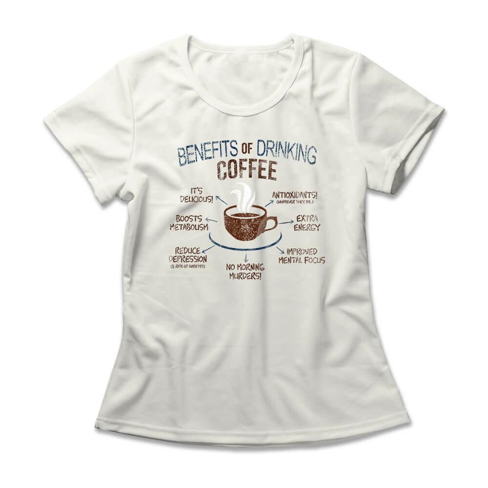 Camiseta Feminina Coffee Benefits