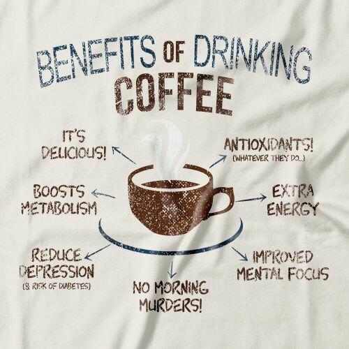 Camiseta Coffee Benefits