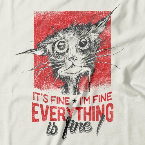 Camiseta Feminina Everything Is Fine