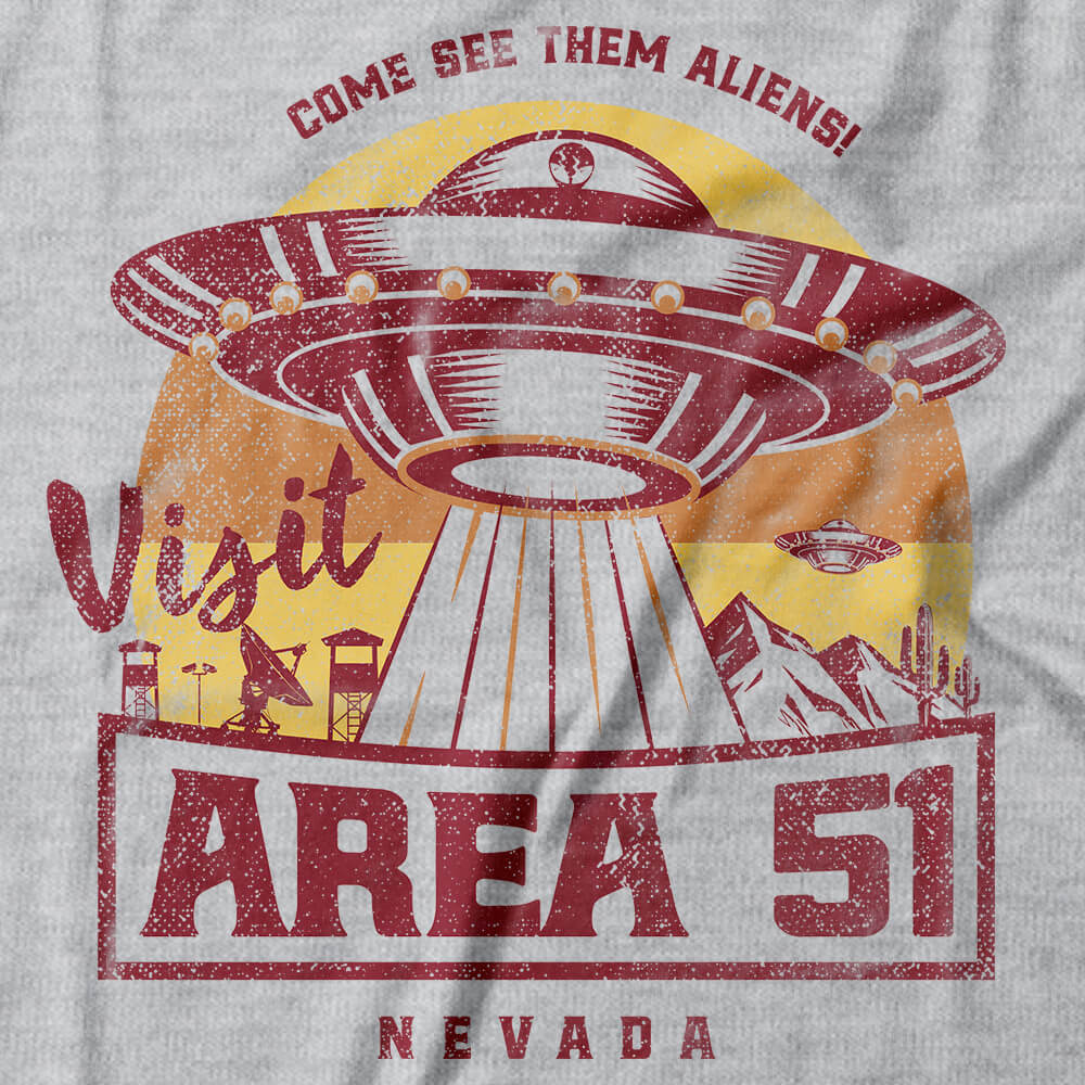 Camiseta Feminina Visit Area 51