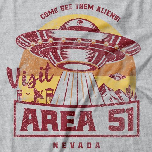 Camiseta Feminina Visit Area 51