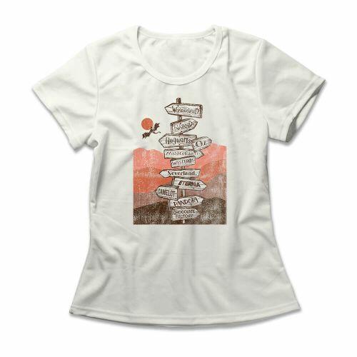 Camiseta Feminina Fantasy Places