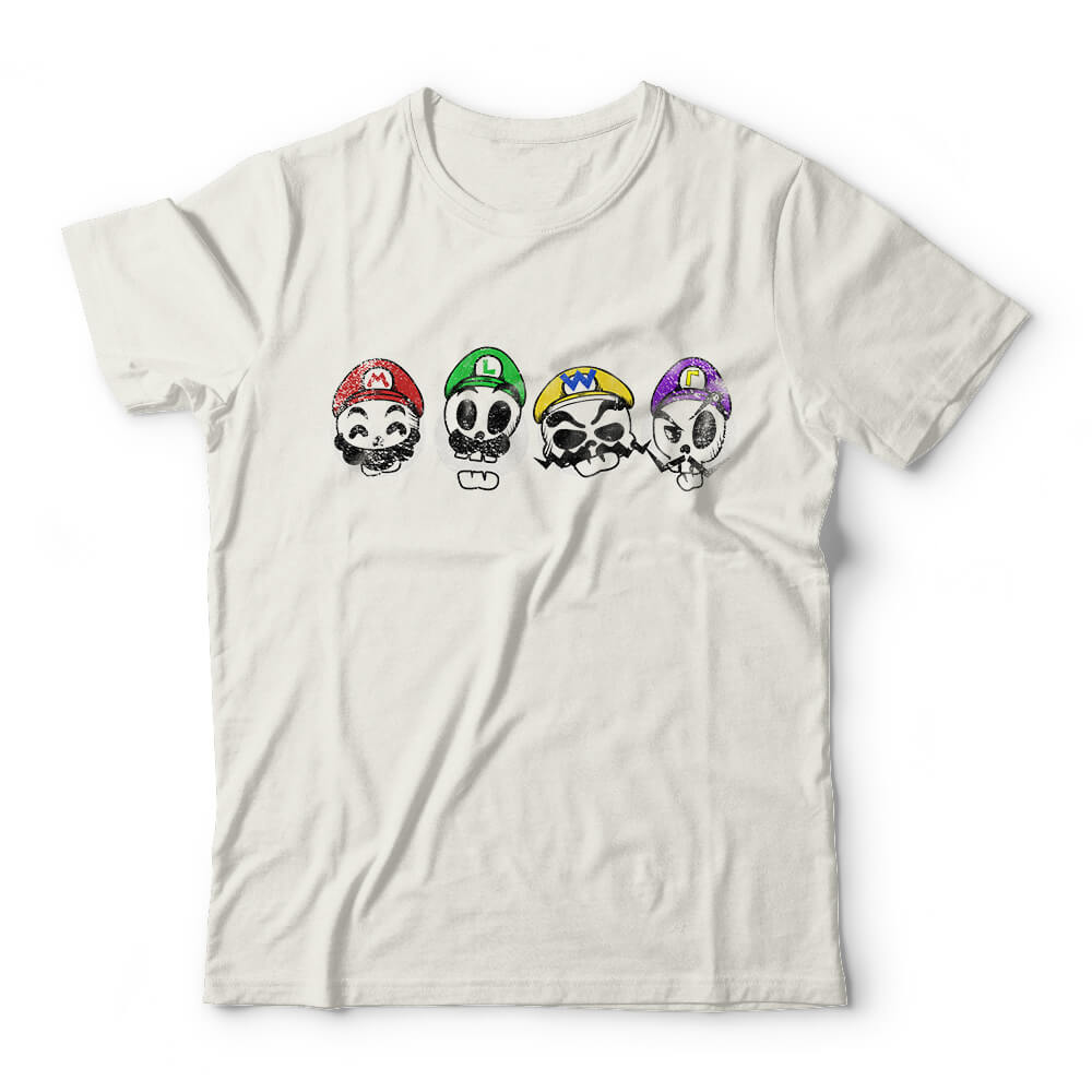 Camiseta Super Mario Skulls