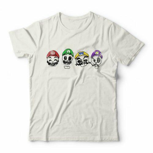 Camiseta Super Mario Skulls