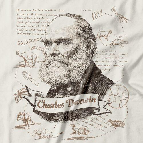 Camiseta Feminina Charles Darwin