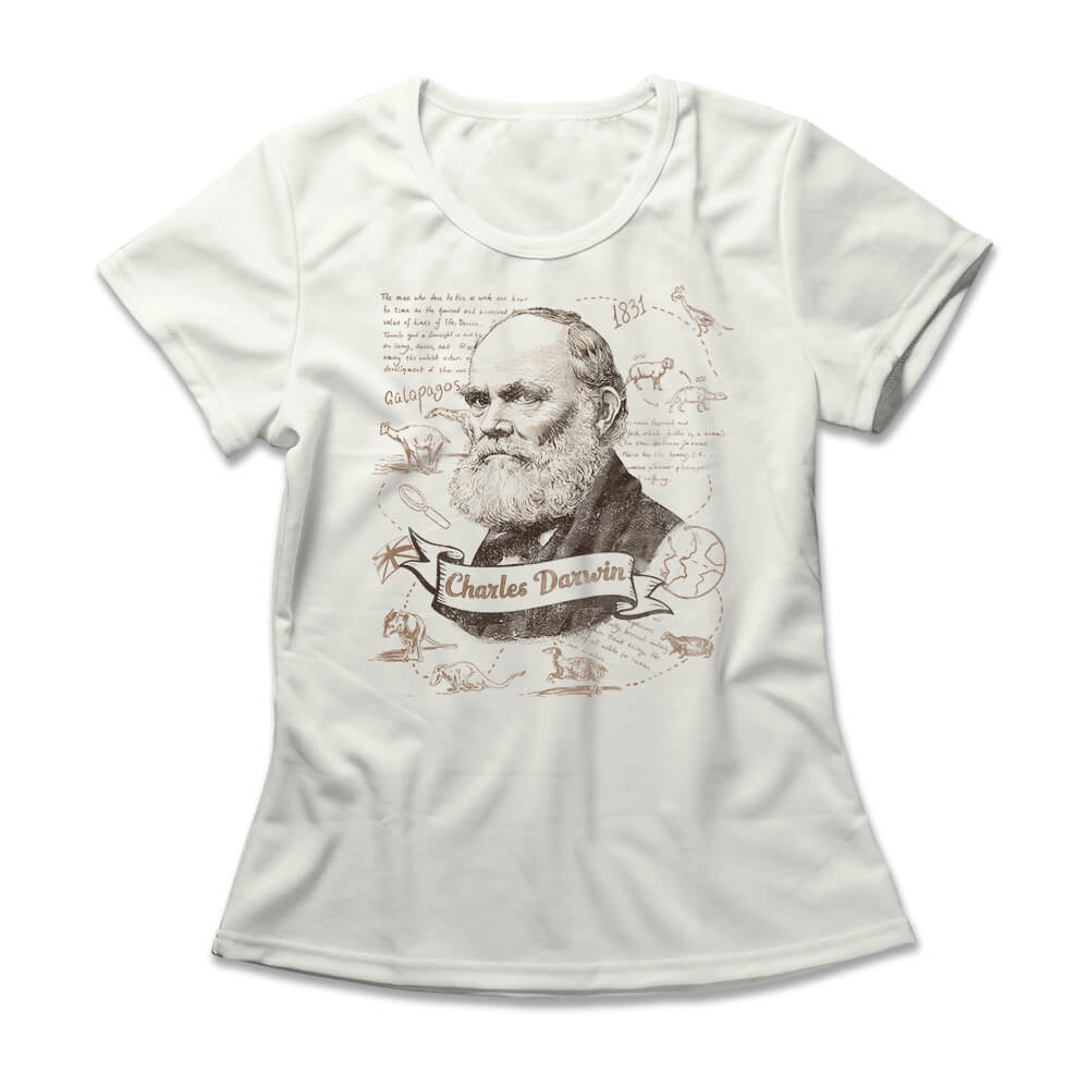 Camiseta Feminina Charles Darwin