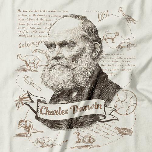 Camiseta Charles Darwin