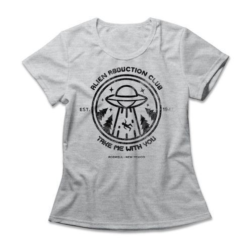 Camiseta Feminina Alien Abduction Club