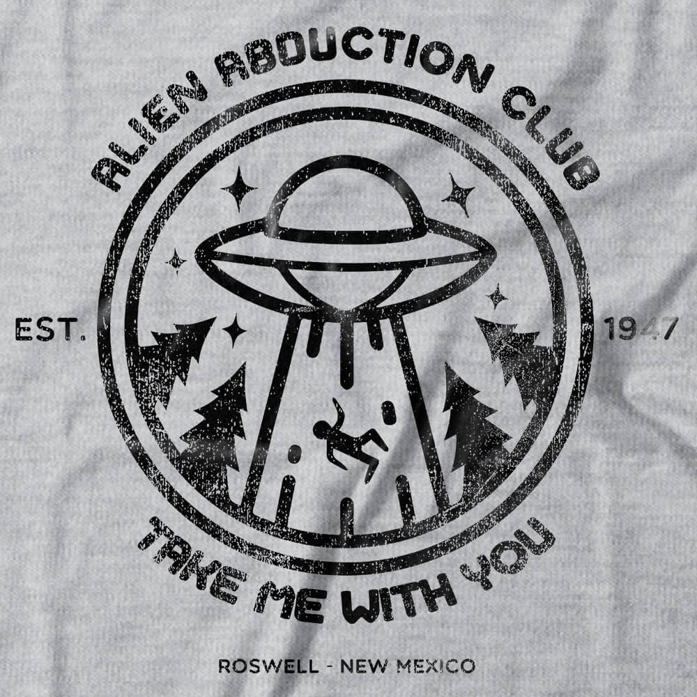 Camiseta Feminina Alien Abduction Club