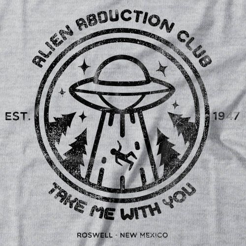 Camiseta Feminina Alien Abduction Club