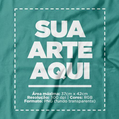 Camiseta Personalizada Oversized Frente - Envie a sua arte