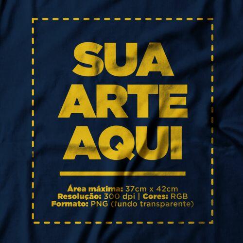 Camiseta Personalizada Oversized Frente - Envie a sua arte