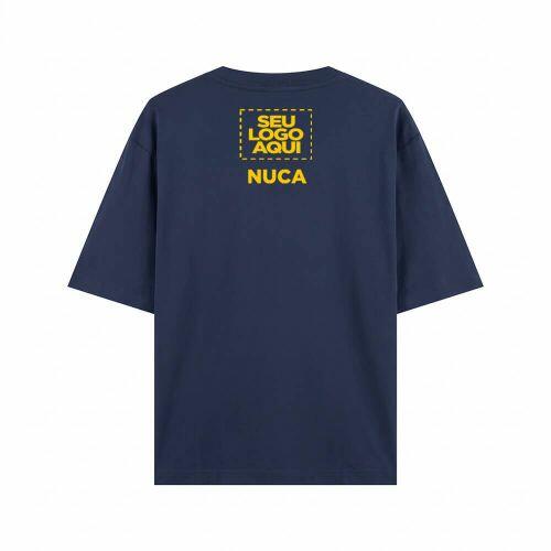 Camiseta Personalizada Oversized Frente e Nuca - Envie a sua arte