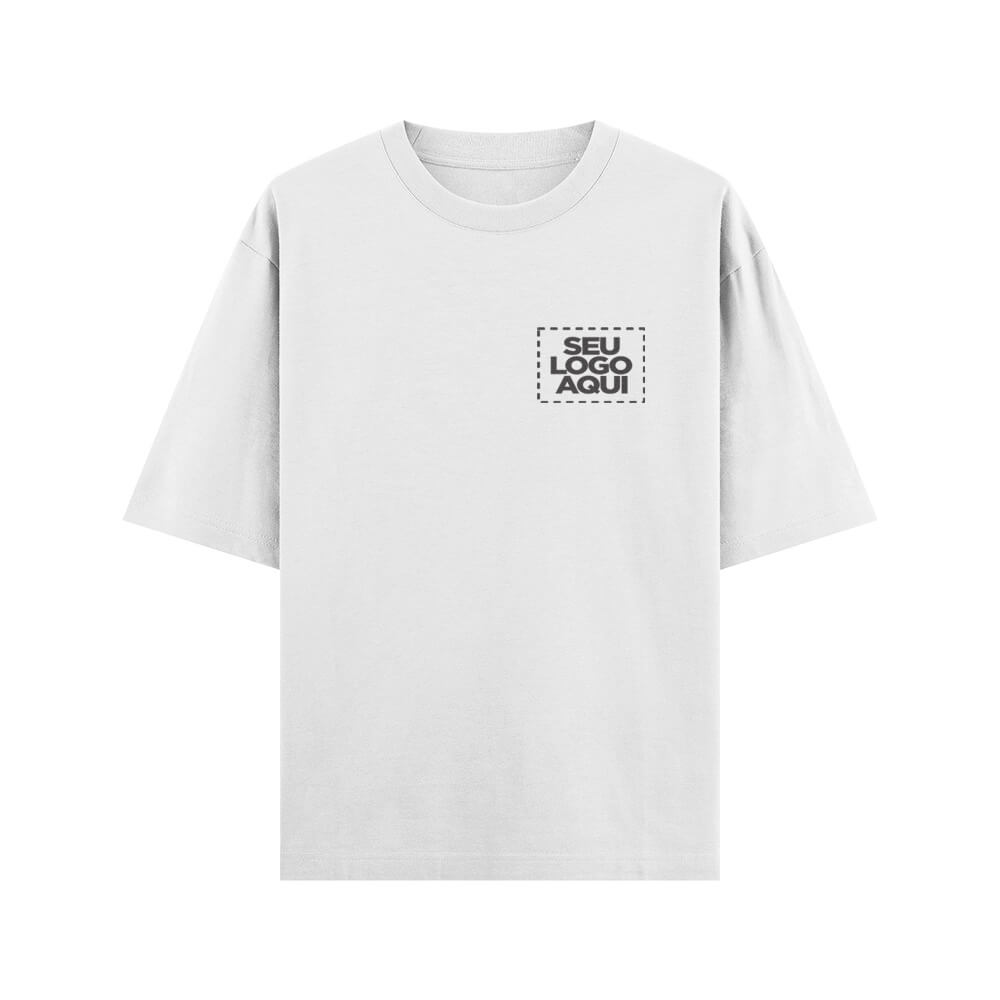 Camiseta Personalizada Oversized Peito - Envie a sua arte