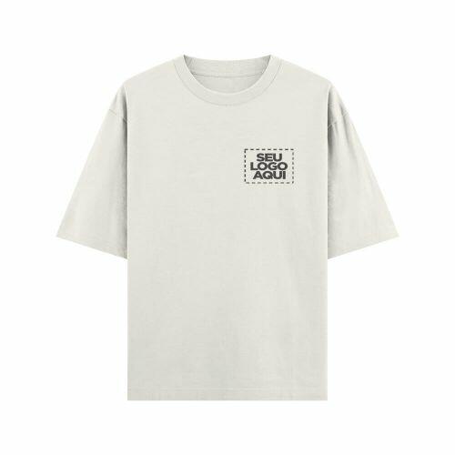 Camiseta Personalizada Oversized Peito e Costas - Envie a sua arte