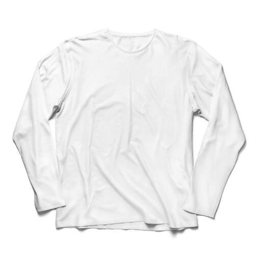 Camiseta Manga Longa B�sica Branca