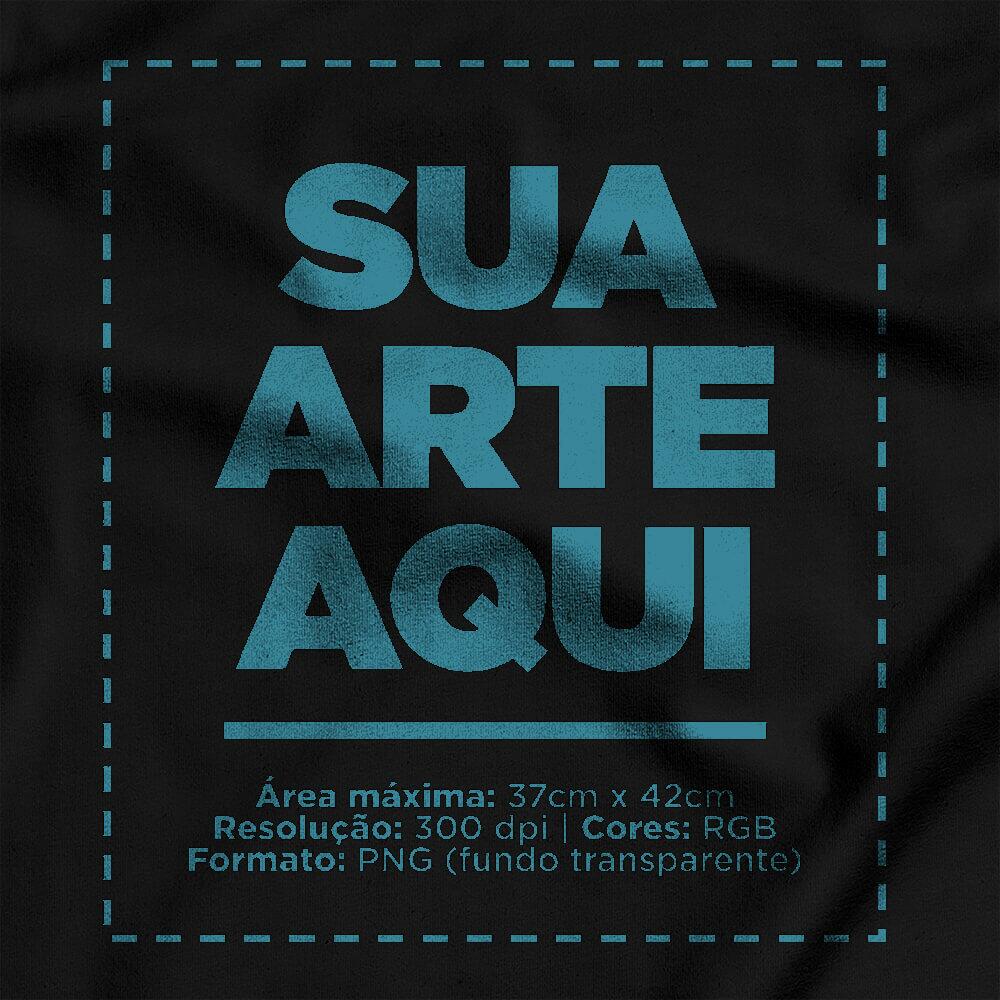 Camiseta Personalizada Regata Frente e Costas - Envie a sua arte