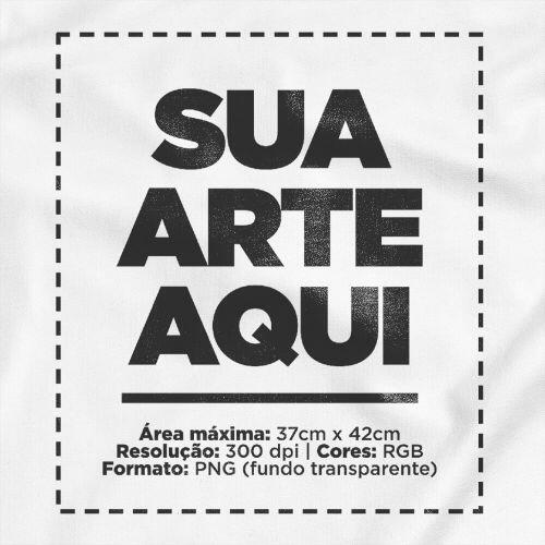 Camiseta Personalizada Regata Frente e Costas - Envie a sua arte