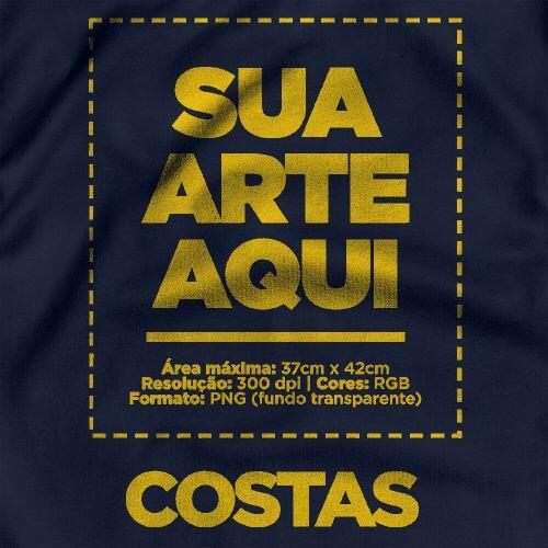 Camiseta Personalizada Regata Frente e Costas - Envie a sua arte