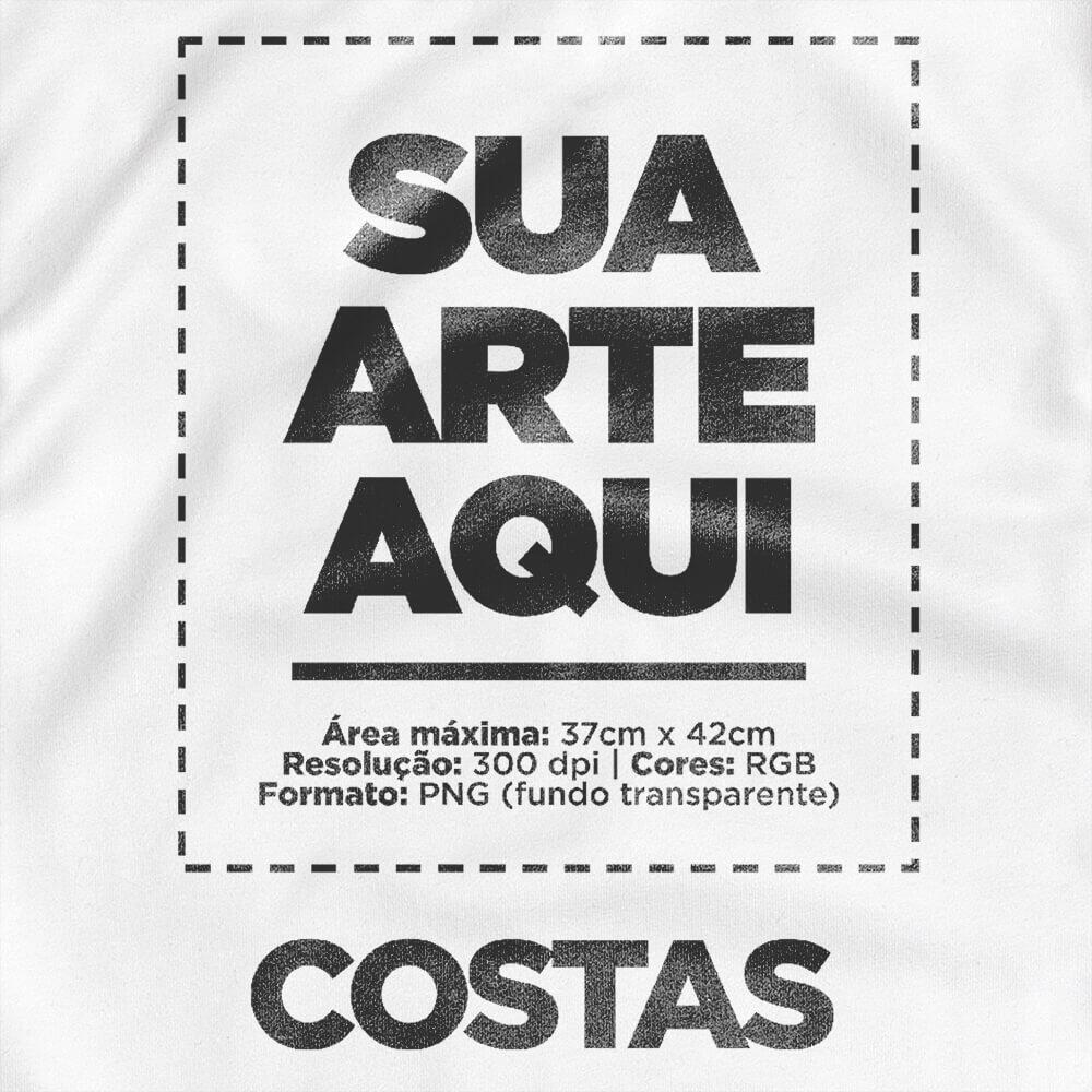 Camiseta Personalizada Regata Frente e Costas - Envie a sua arte