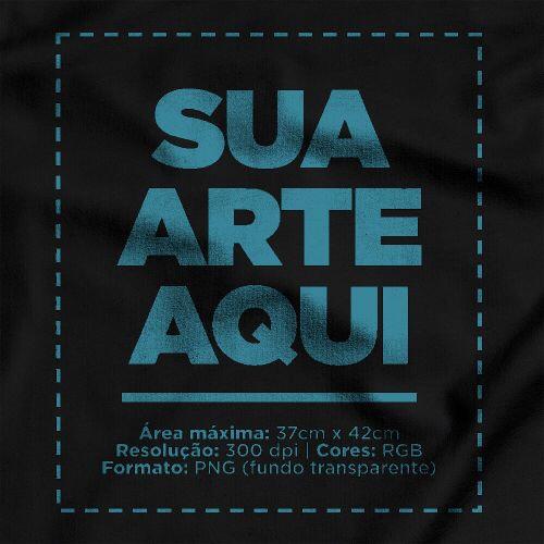Camiseta Personalizada Regata Frente e Nuca - Envie a sua arte