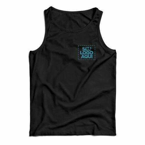 Camiseta Personalizada Regata Peito - Envie a sua arte