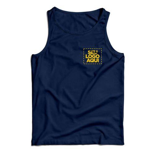 Camiseta Personalizada Regata Peito - Envie a sua arte