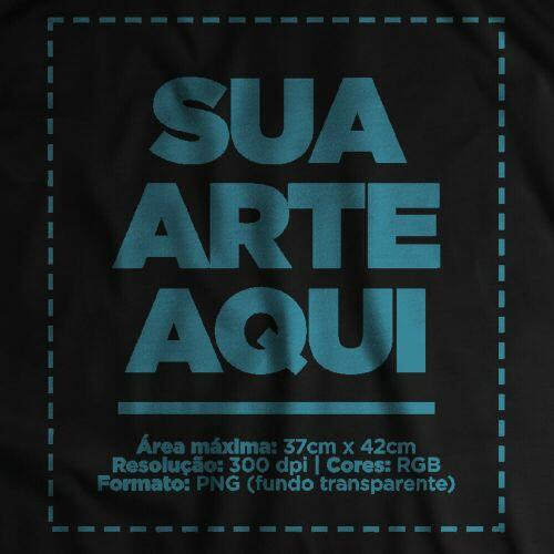Camiseta Personalizada Algod�o Pima Frente e Costas - Envie a sua arte