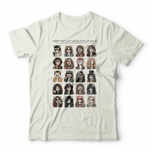 Camiseta Gatos Vocalistas do Rock