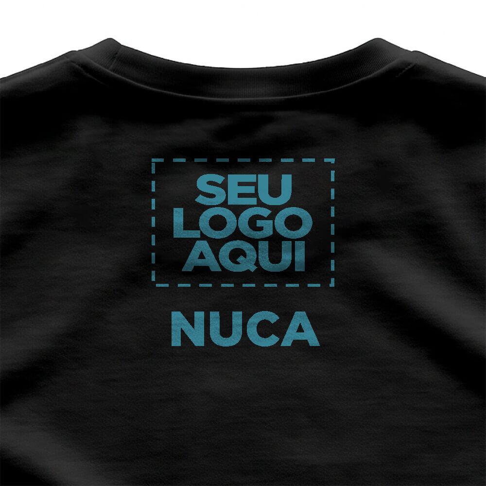 Camiseta Personalizada Modal Frente e Nuca - Envie a sua arte