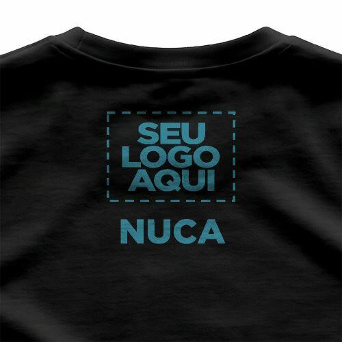 Camiseta Personalizada Modal Frente e Nuca - Envie a sua arte