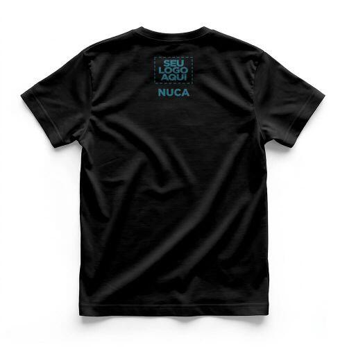 Camiseta Personalizada Modal Frente e Nuca - Envie a sua arte