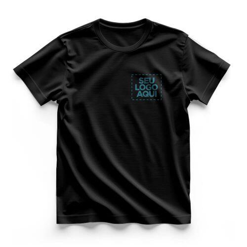 Camiseta Personalizada Modal Peito e Costas - Envie a sua arte