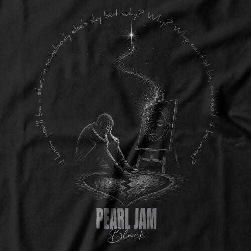 Camiseta Feminina Pearl Jam Black