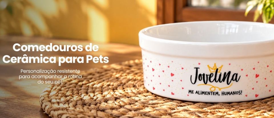 Pot Pet | Comedouros e Tigelas Personalizadas para Pets