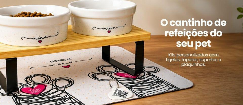 Pot Pet | Comedouros e Tigelas Personalizadas para Pets